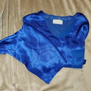 Satin two piece nightie